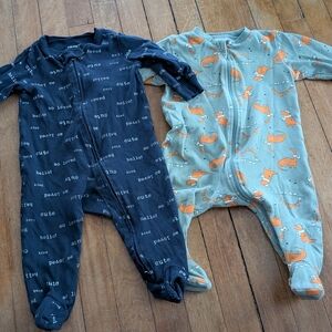 2 footie sleepers